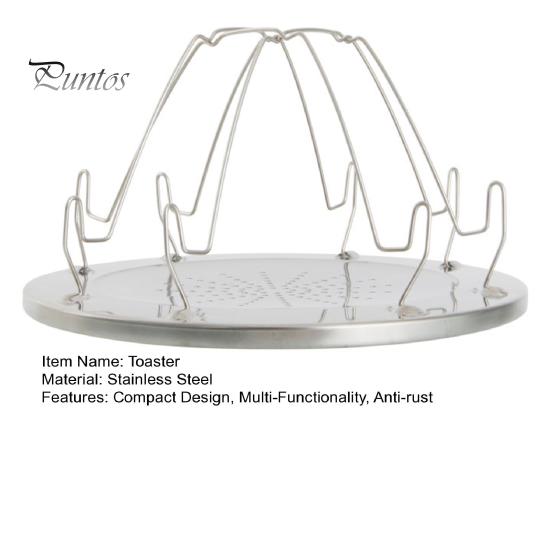 Stojan na toustovač z nerezové oceli, toustovač na 4 krajíce chleba, piknik, turistika, přenosný stojan, toustovač