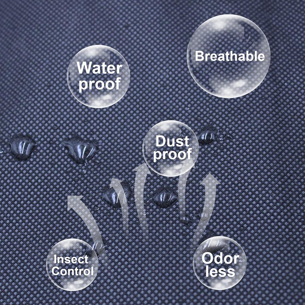 Dustproof Clothing Covers Clothes Dust Cover Coat Suit Dress Protector Hanging Garment Bags Closet Organizer With Zipper