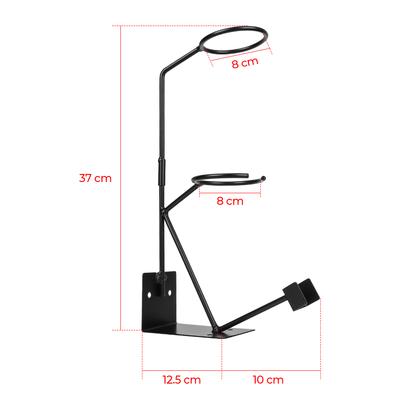 Storage Rack Household Car Paint Sprayer Stand Bracket Steel Spray Gun Accessories Paper Funnel Rack Spray Gun Holder