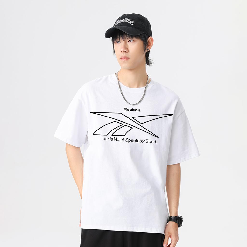 Reebok T Shirts Unisex Crew Neck Moderate Heavyweight 26SRMGP6U