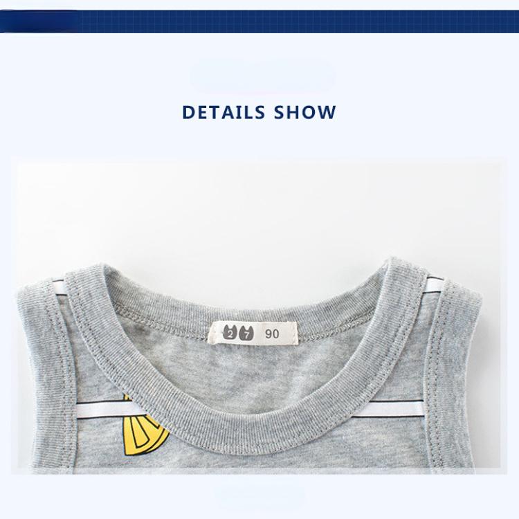 Kinderweste Camisole Jungenoberteil Baby Niedlich Kurzarm Sommerweste