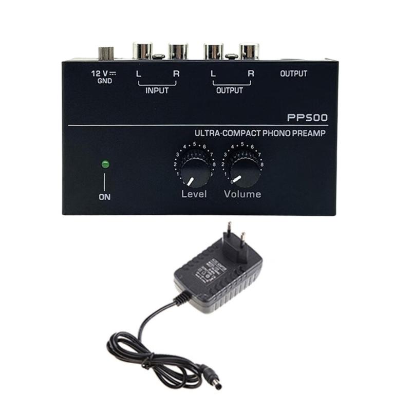 

Phonos Preamp Converts Turntables Signal To Line Level Turntables Preamp Adjustable Volumes Control For Clear Audios Output
