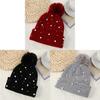 Knitted Hat For Women With Thick Warmth And Windproof Function For Winter Outdoor Use