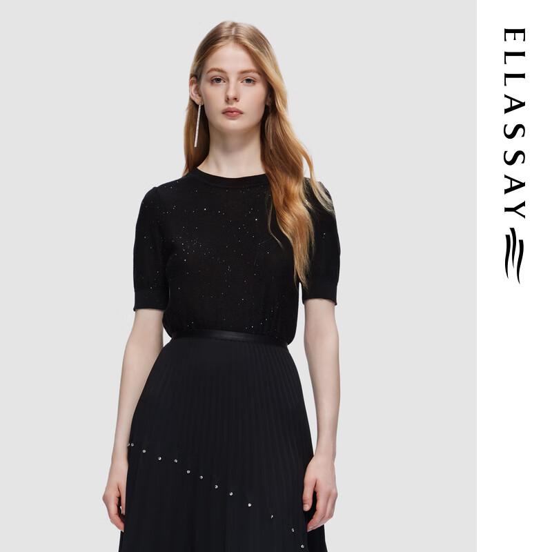 

ELLASSAY 2025 В/Л Лиоцелл Ацетат Тонкий Вязаный Свитер EWD365M03300 S