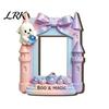 Magnetic Picture Holder Halloween Photo Frame Refrigerator Magnet, Ghost Pumpkin Decorative Holder, Wooden for Holiday Party Kitchen Display