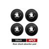 Car Sticker Car Door Anti-shock Pad Buffer Pad Crash Pad Silicone Pads Accessories For Skoda Octavia A5 A7 RS Fabia Superb Rapid   NL6