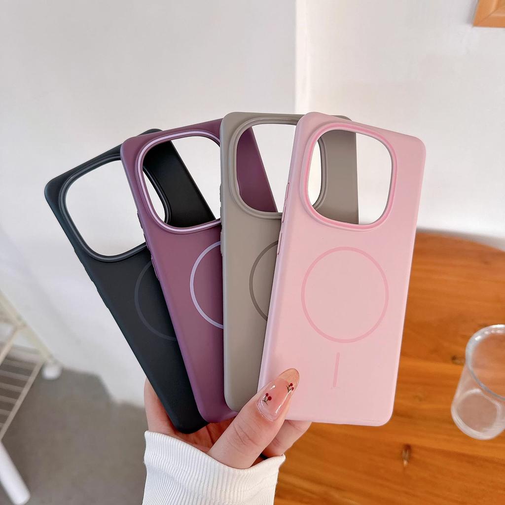 For VIVO IQOO 13 12 Pro Case Simple And Soft Magnetic PC Skin-friendly Drop-proof Cover For VIVO iQOO13 12 Pro Funda