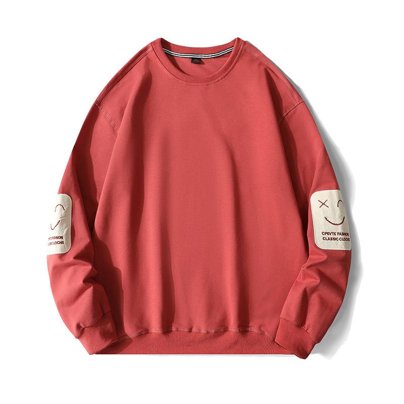 Men's Spring and Autumn Long Sleeve Loose Long Sleeve Sweatshirt Casual Large Size Pullover Sweatshirt