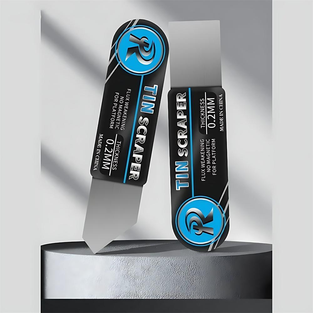 2/4Pcs 0.20mm Thin Springy Stainless Steel Spudger Opening Repair Tool for IPhone IPad Samsung Android Phone Laptop Disassembly