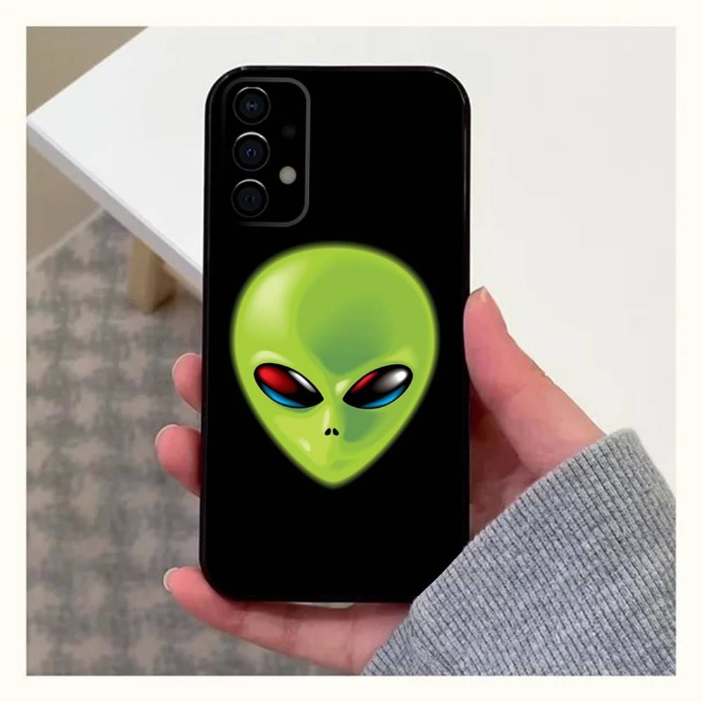 Alien Space Phone Case For Samsung Galaxy A20,A21s,A22,A31,A32,A52,A53,A72,73,A80,A91 Soft Black Cover Samsung a514g
