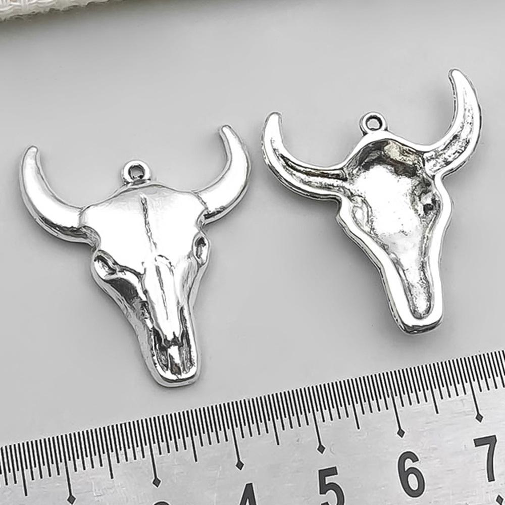 Personalized Tribal Bull Head Totem Pendant for DIY Bracelets and Necklaces