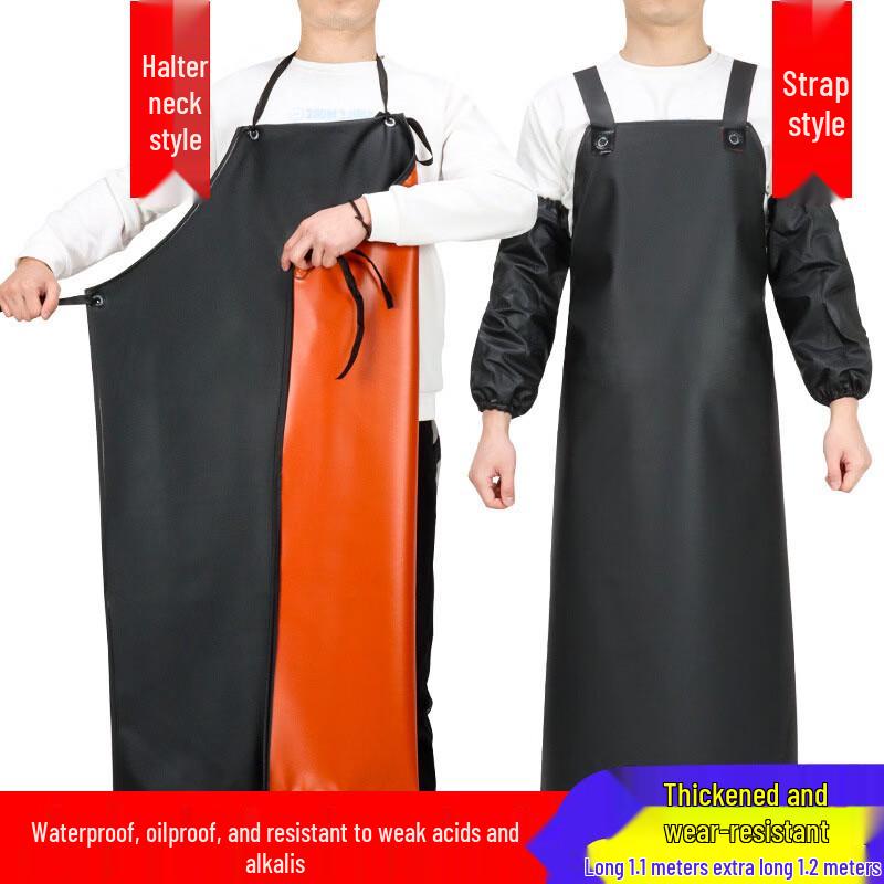 Heavy-Duty Waterproof Chemical-Resistant Work Apron