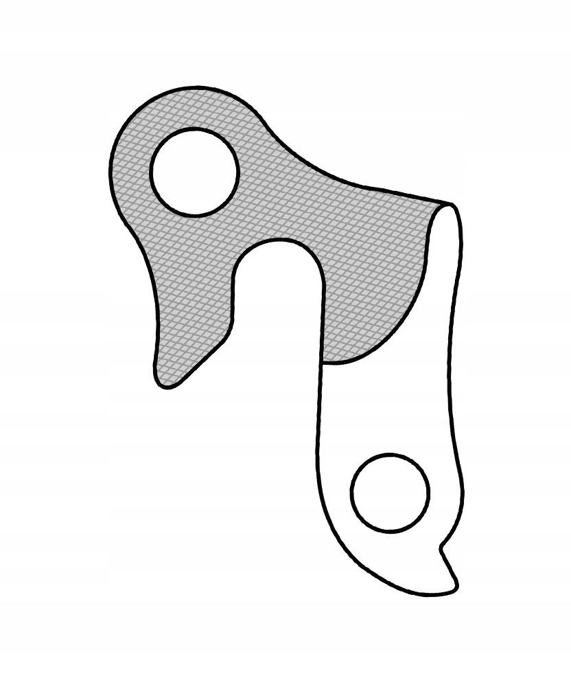 Rear Derailleur Hang For Aluminum Frames Gw-5A