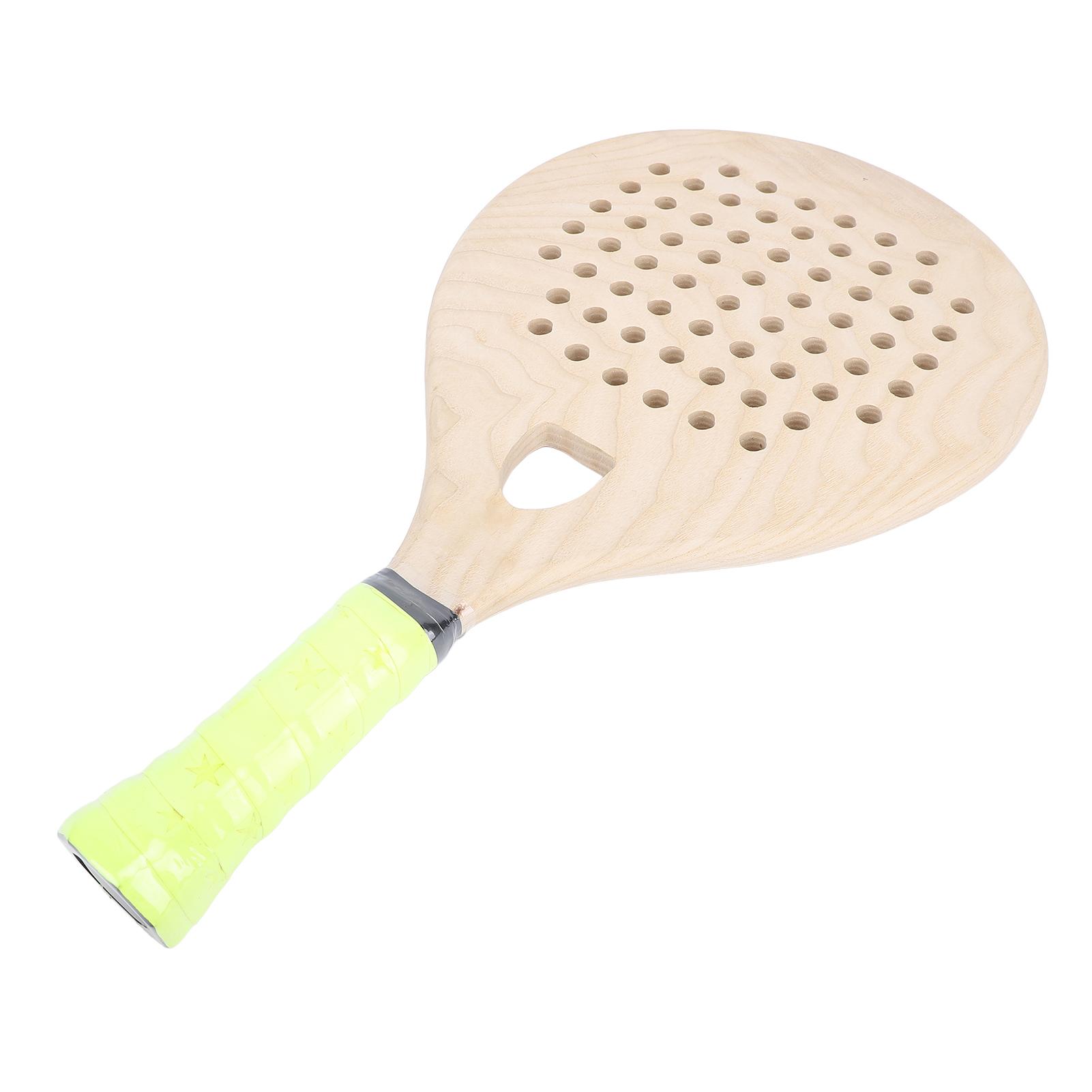 Beach Tennis Paddle Lightweight Wooden Beach Tennis Racket Better Control Anti Slip