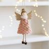 2pcs Cartoon Angel Girl Pendant Plush Christmas Tree Hanging Decoration  New Year Festival Gifts