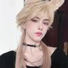 Heat Resistant Mullet Head Wigs with Bangs Straight Anime Men Wigs Long Cosplay Wig  Party
