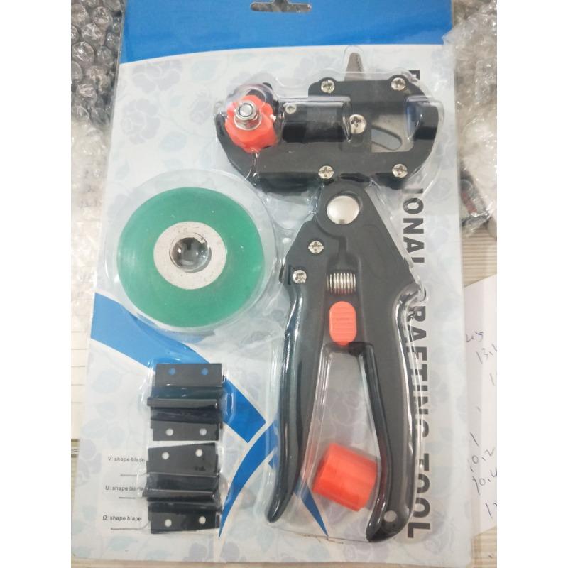 

Многофункциональные прививочные ножницы для сада, прививочный инструмент для обрезки плодовых деревьев с прививочной лентой, садовые ножницы для обрезки и прививки A