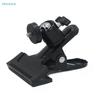360° Rotation Camera Clip Mount - Universal Flash and Light Stand Clamp for Photography