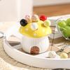 Cute Mushroom Fork Set: Stainless Steel Dessert & Fruit Picks In Jar for Kids' Safety