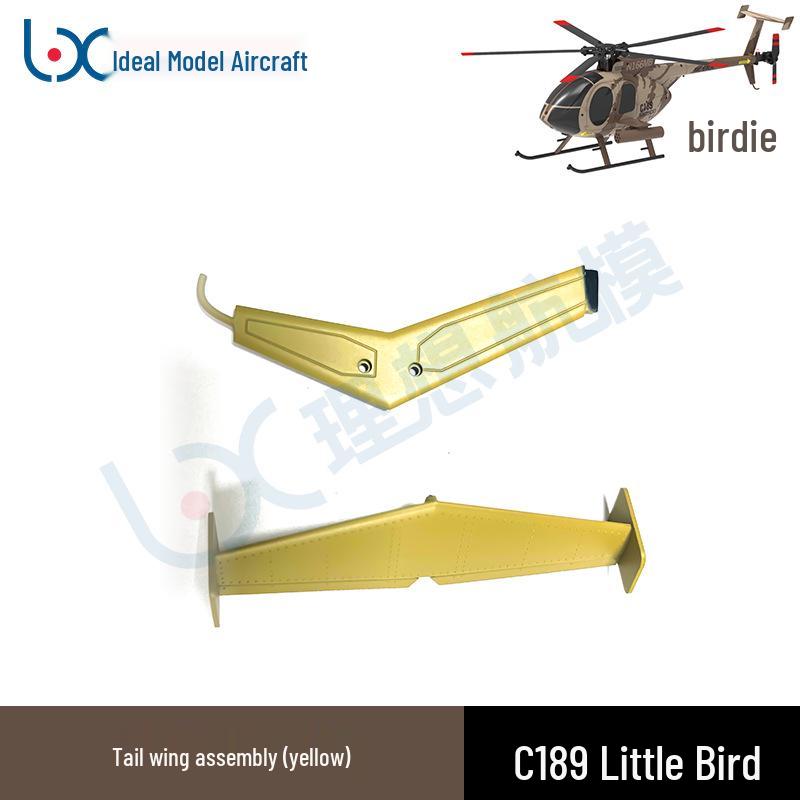 RCERA Remote Control C189 Little Bird MD500 Helicopter Spare Parts Collection Model Aircraft
