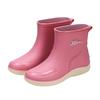 New Fashionable Women's Low Tube Non-slip Warm Rain Shoes Water Boots Rain Boots Kitchen Short Tube Water Shoes