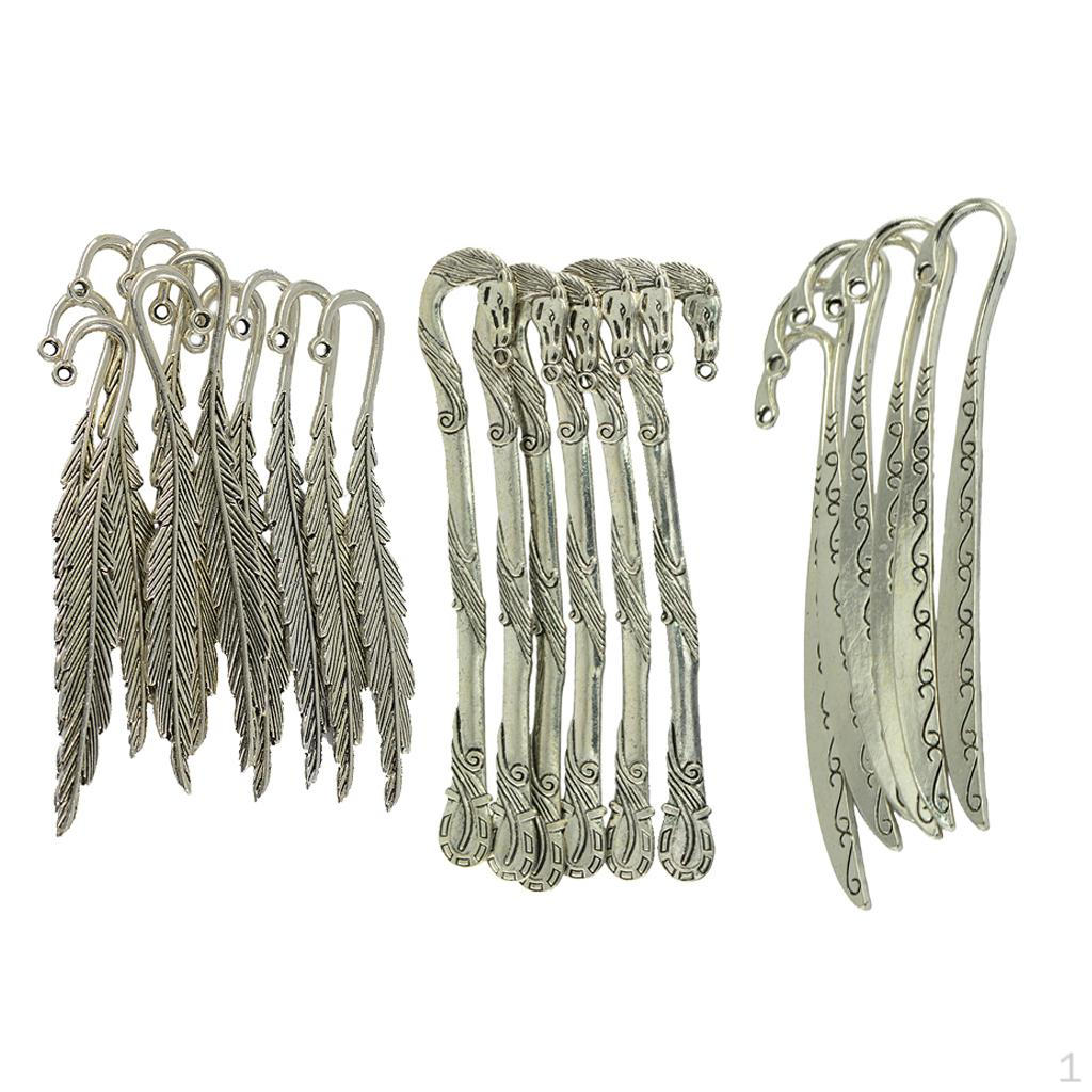 

22 штуки тибетского серебра закладки для бисера с петлей для изготовления поделок своими руками