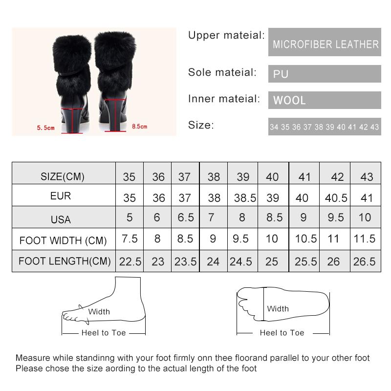 Fashion AIYUQI Women Winter Boots 2025 New Round Toe Fashion Women's Fashion Boots Natural Wool Lining Rabbit Fur Women Ankle Boots