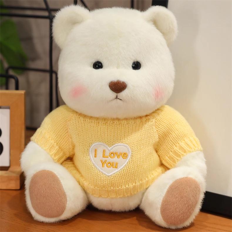 Teddy Bear Plush Sweater Toy - Perfect Birthday Gift for All Genders