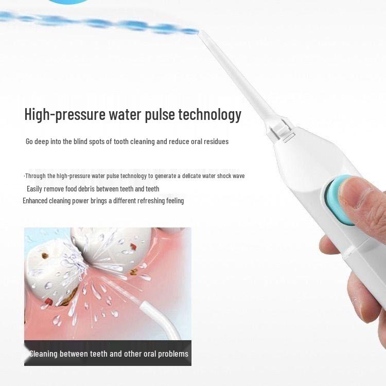 Portable High-Pressure Water Flosser for Home Teeth Cleaning