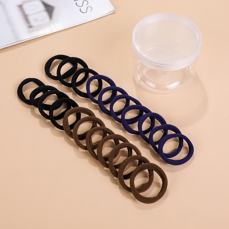 

Упаковка 20-30 шт.: Новые высокоэластичные кожаные резинки для волос для женщин - Прочные резинки для волос с бесплатной доставкой