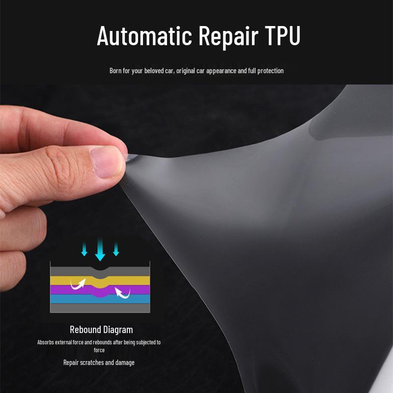 Tesla Model 3 Kratzschutzfolie & Einstiegsleisten - Kofferraum- & Außenschutz (25 Stück)