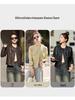 Women's Genuine Leather Baseball Jacket - Spring/Autumn 2025, Haining Sheepskin, Small Size, Short Coat.
