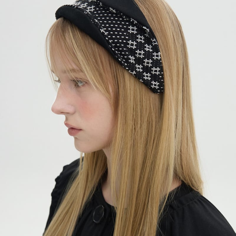 Brown Hat Folding Fascinator - Noir