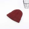 Knitted hat women's autumn and winter versatile straight tube light version pullover wool street tide solid color couple hat