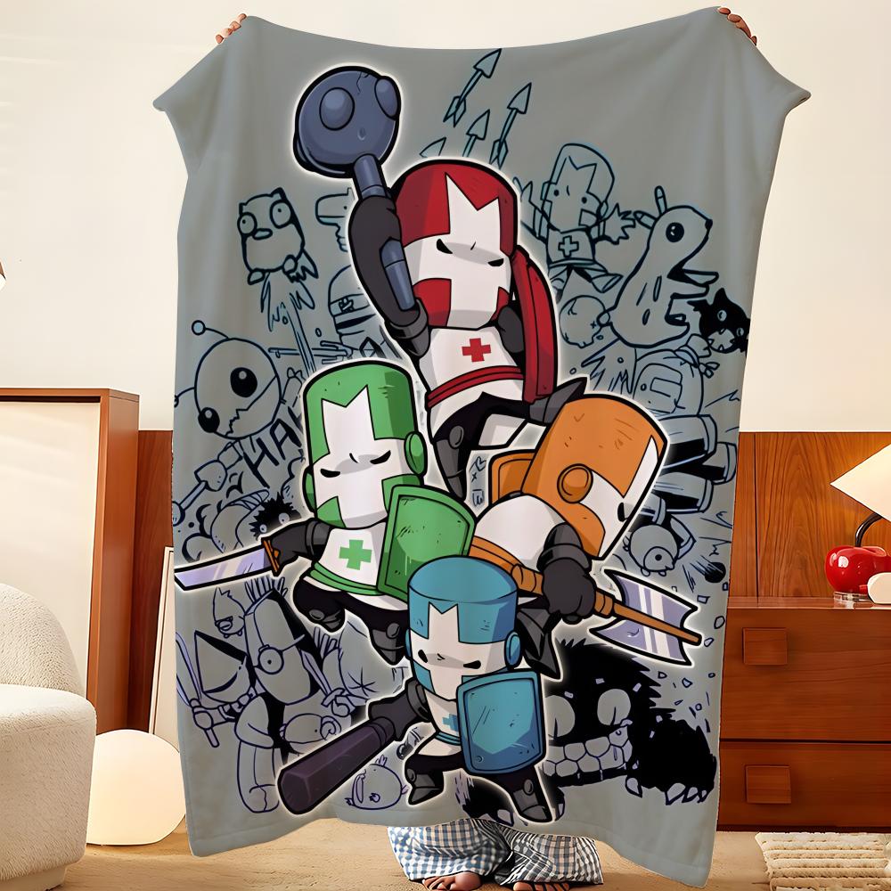 Spiel C-Castle C-Crashers Wurf Flanell Kuscheldecke, Leicht Gemütlich, Strapazierfähig Waschbar süß Cool