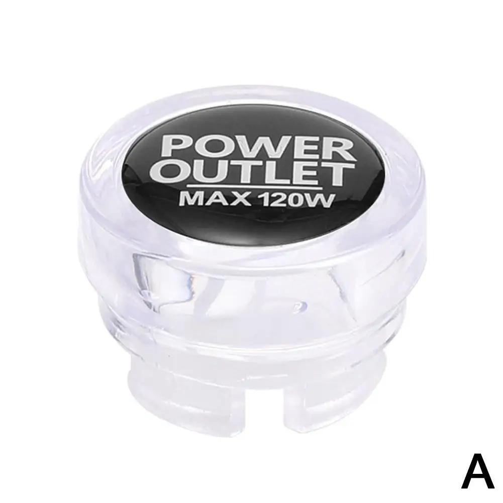 Car Cigarette Lighter Cover Universal Dustproof Plugs For Car Cigarette Lighters Interface Cover Decorations Auto Interior Parts