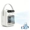 Tragbarer Klimaanlagenventilator, 2-in-1 Mini-Kühler und Luftbefeuchter, Leiser Persönlicher Kühlventilator für Zuhause, Büro, Außenbereich