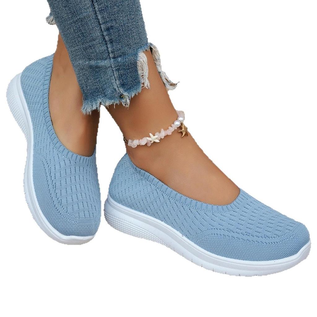Summer 2025 Women's Low-Cut Slip-On Breathable Casual Shoes - Soft Sole for Comfort