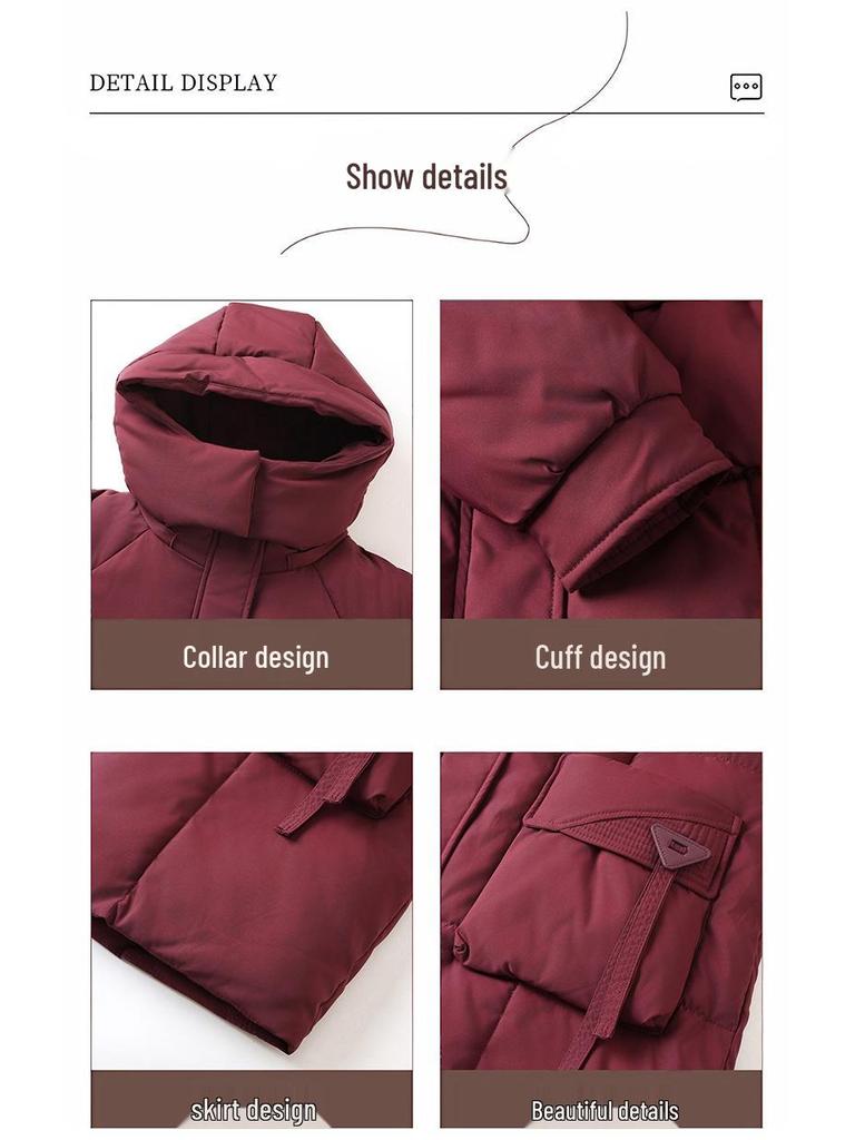 Plus Size Winter Long Cotton Coat for Middle-Aged and Elderly Women, Warm Padded Jacket for Moms and Grandmas.