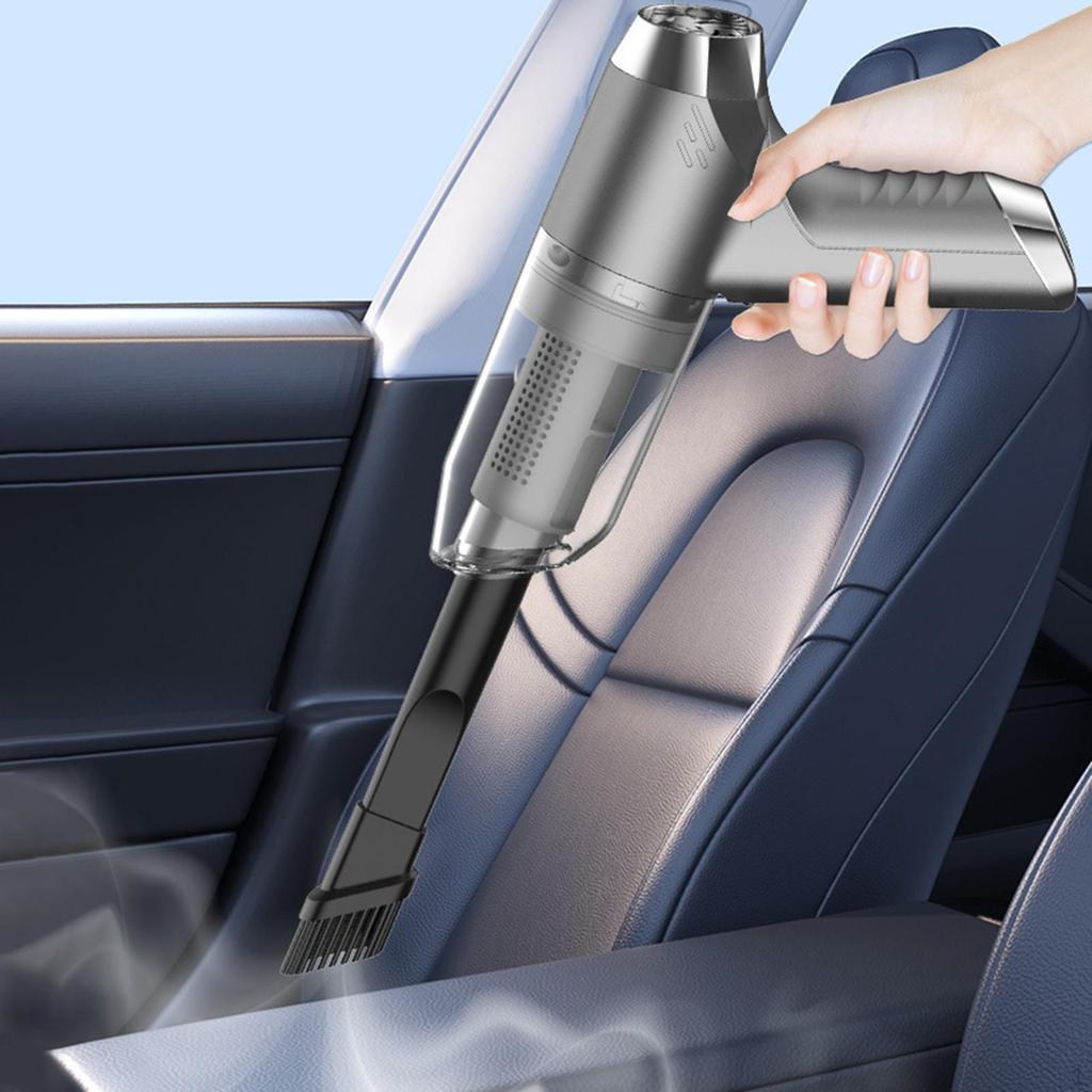 Compact Handheld Vacuum - High-Powered Suction for Home and Car Cleaning