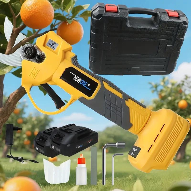 NEWONE18V wireless scissors with LXT battery compatible LCD display screen, maximum cutting diameter: 30mm, 2-speed switch adjustment