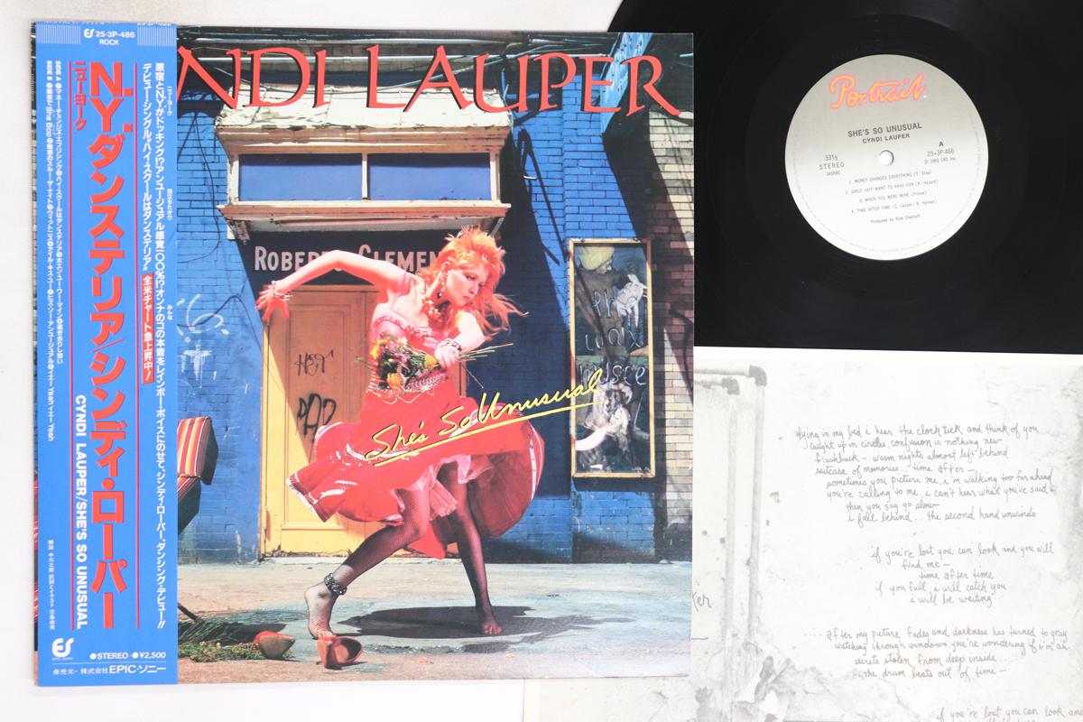 

LP Record CYNDI LAUPER - She s So Unusual 253P486 PORTRAIT 1983 Japan Obi Rock Used