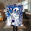 Kks Lech Poznan Print Flannel Blanket, High Quality Comfortable for All Seasons, Home Decor, Warmth and Comfort, Perfect for Christmas Gifts60