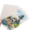 300g Watercolor Postcard Paper - Thick, Medium Rough Texture, Wood Pulp, Square, Blank Cardstock for Painting and Drawing