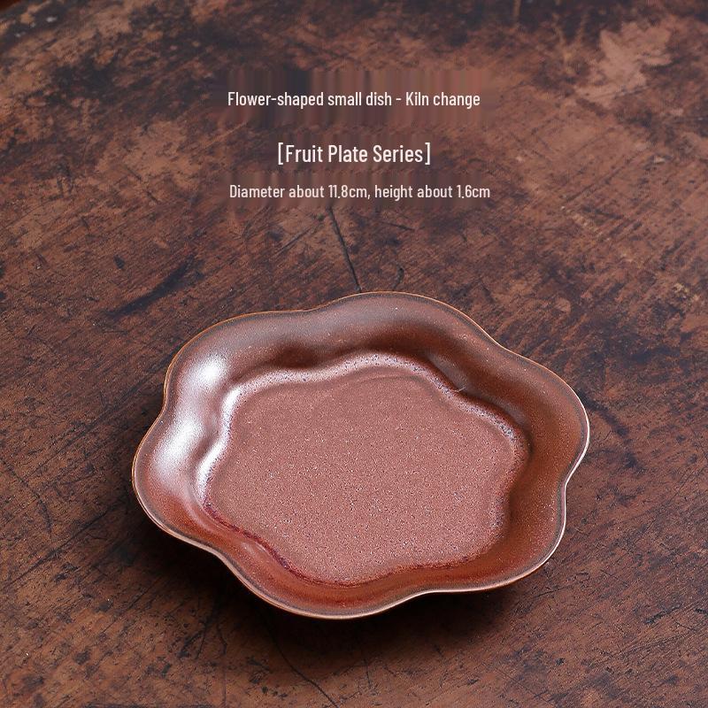 Creative Ceramic Dessert & Snack Plate - Perfect for Tea, Pastries, Moon Cakes, and More
