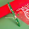 Cross-Border Christmas Cartoon Pen: Cute Neutral Black Ink for Exams & Practice