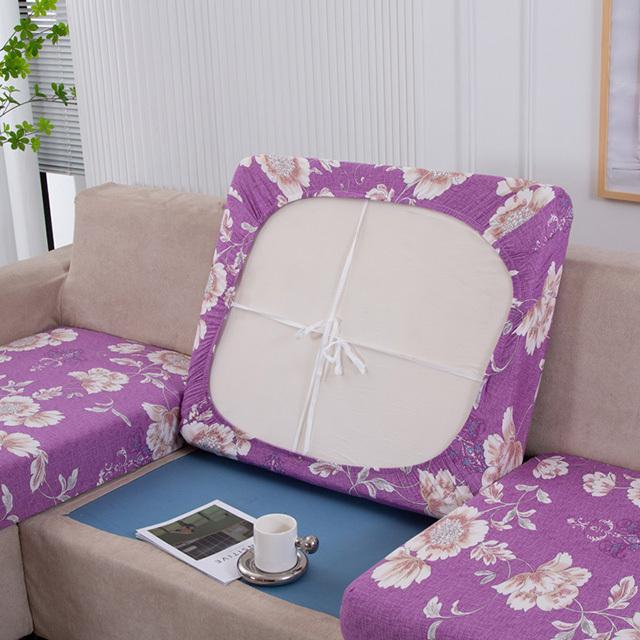 Elastic Sofa Cushion Covers For Living Room Spandex Polyester Corner Sofa Seat Cover Slipcovers Chair Protector