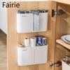 Kitchen Waste Bag Storage Wonder, Plastic Bag Storage Box, Wall-mounted Collector, Placement Box, Non-drilling Storage Rack Fairie