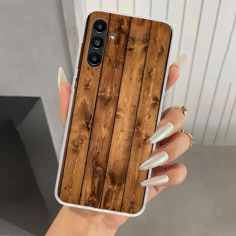 Wood Wooden Pattern Phone Case for Samsung Galaxy A17 A16 A37 A26 A36 A57 A56 A15 A25 A35 A55 A14 A24 A34 A54 A13 A23 A33 A53 Ga