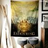 Elden Ring Wall Hanging Printed Fabric Blanket Decorative Tapestries for Bedroom Living Room Home Decor